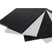 PROFESSIONAL PLASTICS Black ABS Sheet Hair-Cell 1 Side, 0.250 Thick, 48 X 96 SABSBK.250HC1-48X96
